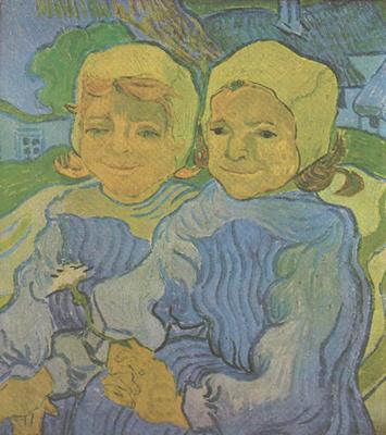 Vincent Van Gogh Two Children (nn04) Germany oil painting art